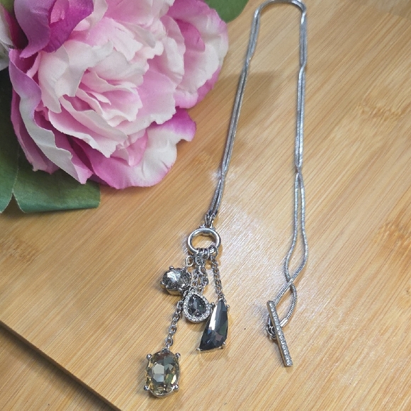 Jewelry - Elegant Silver Necklace with Charms